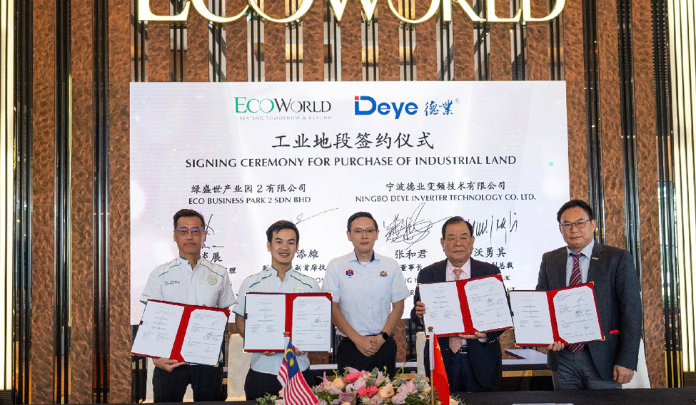 EcoWorld industrial deal flow continues with sale of 32.9 acres for RM119 million at Eco Business Park II